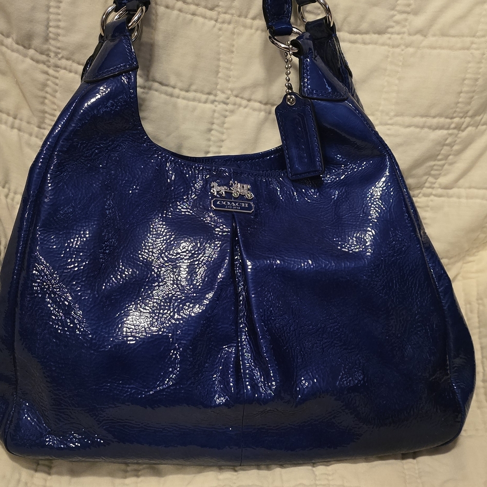 Coach Blue Hobo Bag
